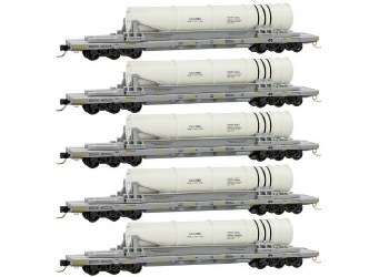 N DODX NAVY FLAT CAR 5-PACK