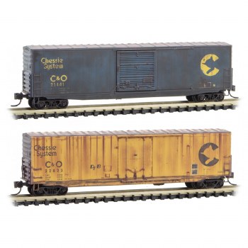 N CHESSIE BOX CARS -2 PACK