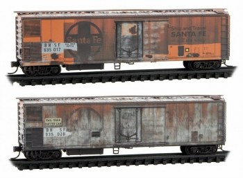 N BNSF BUFFER CARS - 2 PACK