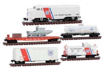 N US COAST GUARD TRAIN SET