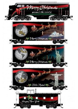 N CHRISTMAS TRAIN SET