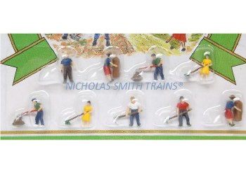 N FARM ACTION PEOPLE - 9 PC