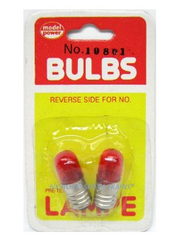 RED SCREW-IN BULB-2PC