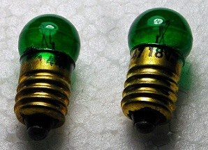 GREEN SCREW-IN BULB-2PC