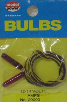 12-14 VOLT LNG W/WIRE RED BULB
