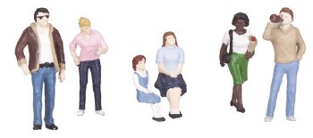 6 PIECE FIGURE SET 3-DINER