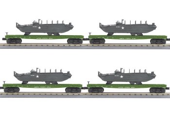 US ARMY 4 CAR FLAT W/GMC DUKW