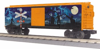 HALLOWEEN BOXCAR W/BLINKING