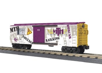 RAILKING BOX CAR W/POWER METER