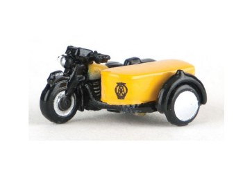 N BSA MOTORCYCLE W/SIDE CAR