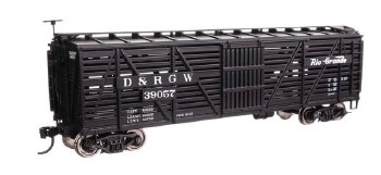 D&RGW 40' WOOD STOCKCAR #39057
