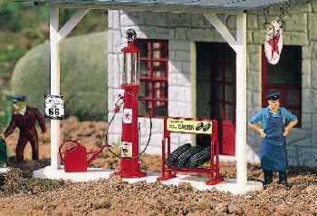 ANTIQUE GAS PUMP (RED)  KIT