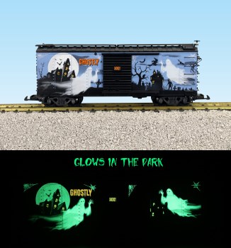 HALLOWEEN GHOSTLY G-I-D BOXCAR