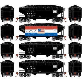 C&I 34' 2-BAY HOPPERS - 4 PACK