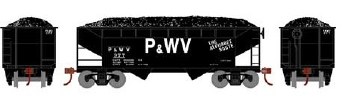 P&WV 34' 2-BAY HOPPER #377