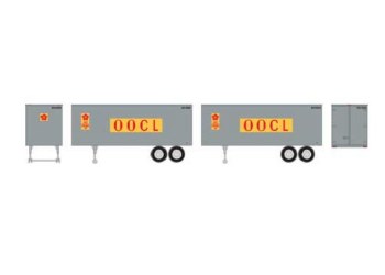 OOCL 25' TRAILERS - 2 PACK