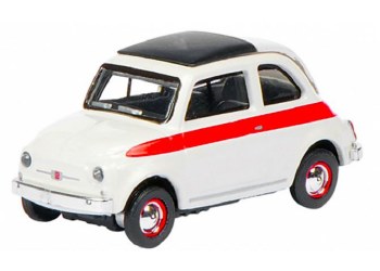 FIAT 500  WHITE/RED