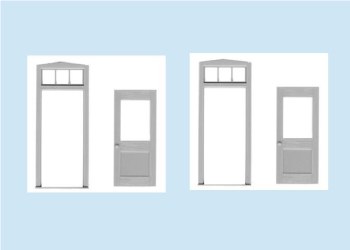 1-LITE DOOR & FRAME-