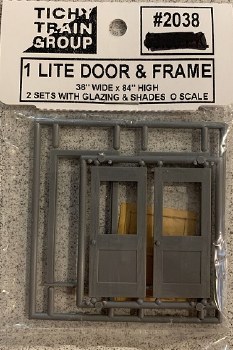 O 1 LIGHT DOOR & FRAME - 2 PC