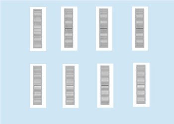 16" X 68" SHUTTERS-8 PC-"O"