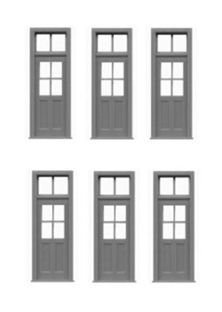 4-LITE DOOR & TRANSOM-6 PC