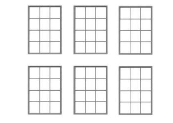 12-PANE WINDOWS-6 PC