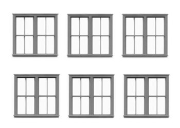 2/2 DOUBLE-UNIT WINDOWS-6 PC