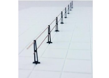 PRR PIPE RAIL STANCHIONS