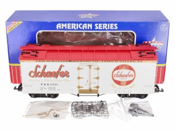 SCHAEFER BEER REEFER CAR WHT/R