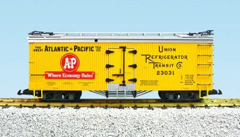 A&P REEFER CAR #23029 YEL/SILV