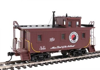 NP G2 WOOD CABOOSE #1668