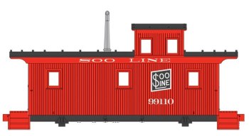 SOO G2 WOOD CABOOSE #99110