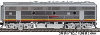 EMD F7B LOCOMOTIVE SF #312B