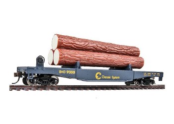 CHESSIE/B&O LOG DUMP CAR