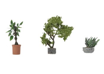 POTTED LARGE PLANTS-3 PC