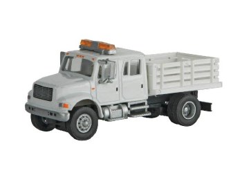 MOW OPEN STAKE BED TRUCK-WHITE