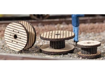 CABLE REELS - LASER CUT WOOD