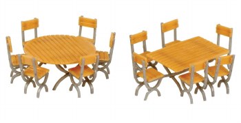 HO 2 TABLES & 12 CHAIRS