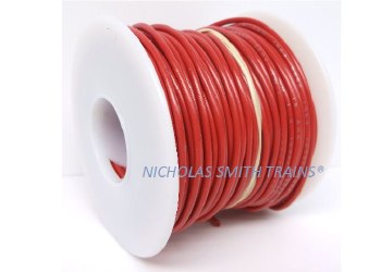 100 FT 18 AWG STRANDED RED