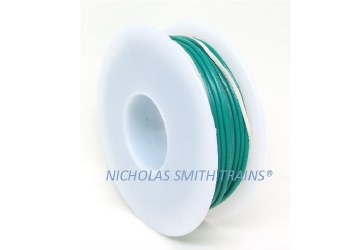 55 FT 22 AWG SOLID GREEN WIRE