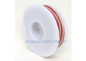 55 FT 22 AWG SOLID RED WIRE