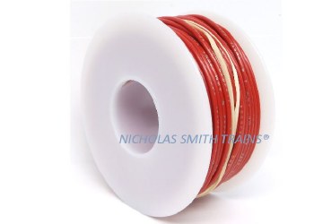 90 FT 22 AWG STRANDED RED WIRE