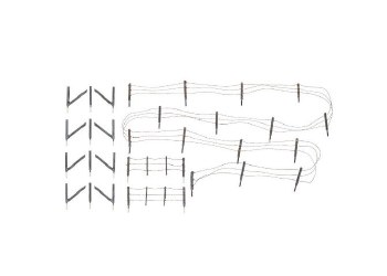 BARBED WIRE FENCE - 15 PC