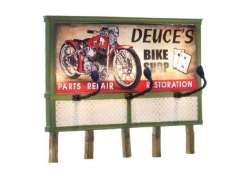 DEUCE'S BIKE SHOP BILLBOARD