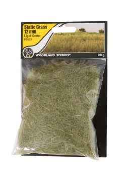 LIGHT GREEN STATIC GRASS 12MM