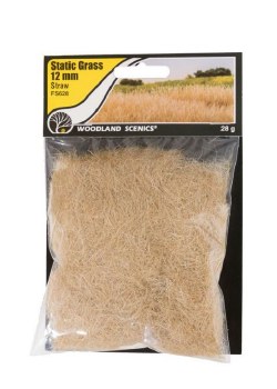 STRAW STATIC GRASS 12MM