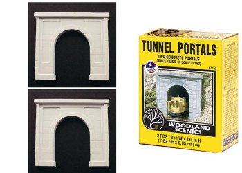 N CONCRETE SING TUNNEL PORTAL