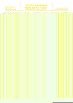 DECALS STRIPES-YELLOW