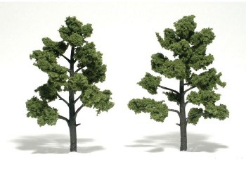 TWO LIGHT GREEN TREES-5/6