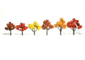 SIX FALL MIXED TREES